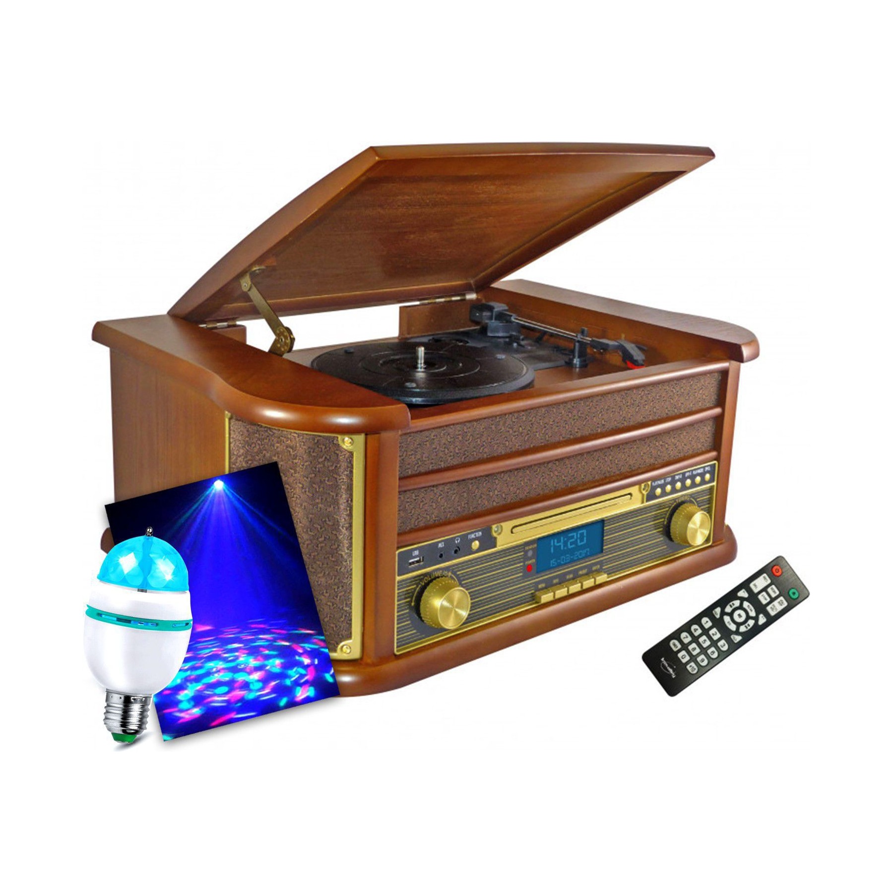Chaîne HiFi INOVALLEY Chaîne Hifi INOVALLEY RETRO29-E vinyle s