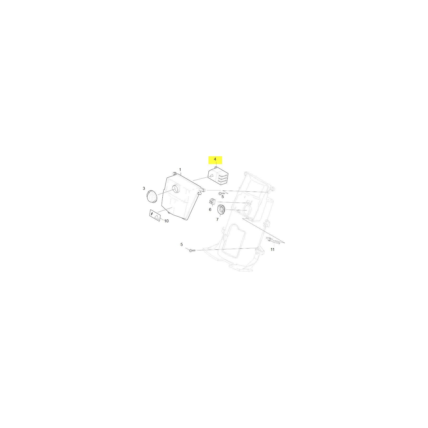 Pièce détachée KARCHER DISJONCTEUR INTERRUPTEUR POUR NETTOYEUR