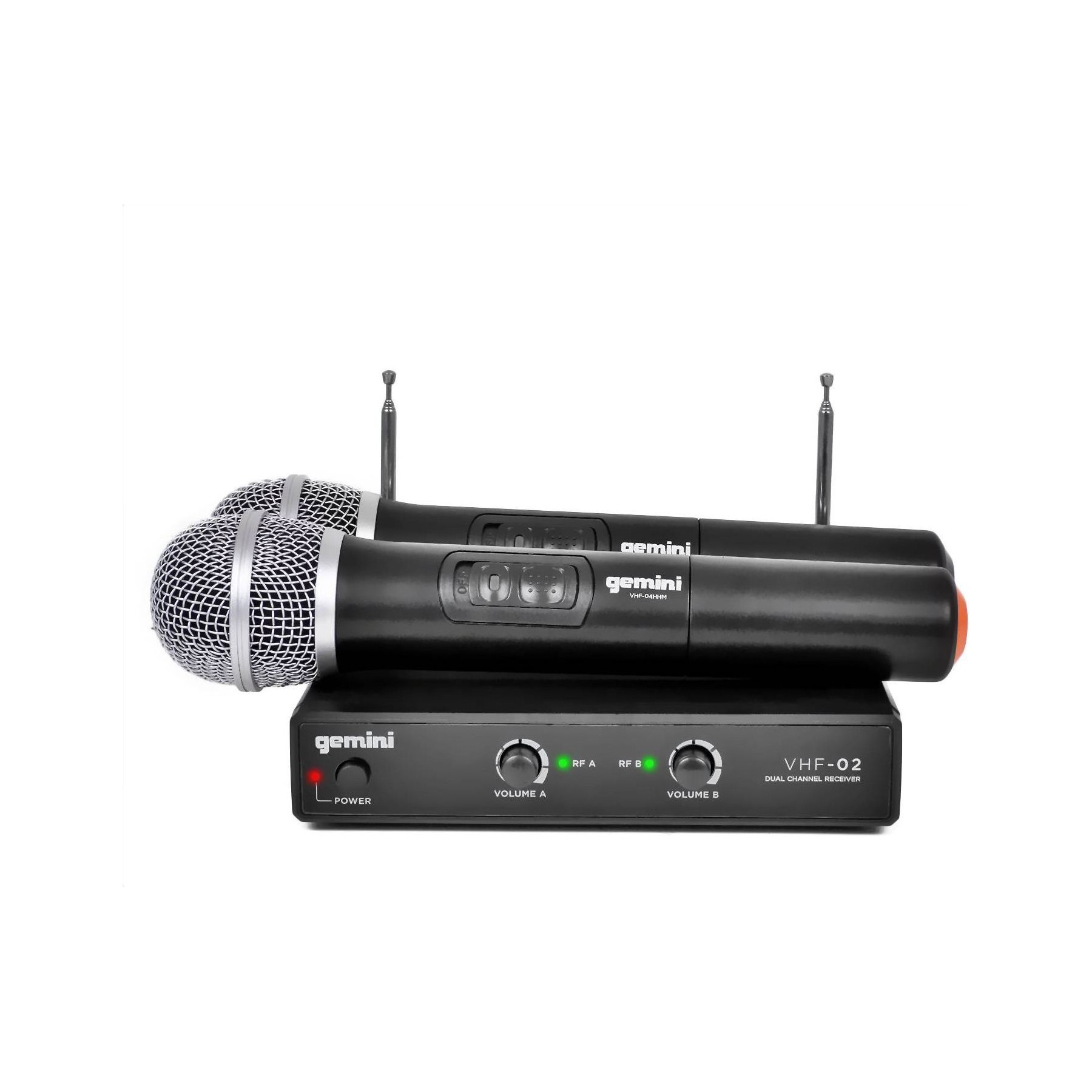 Micro GEMINI Système sans fil microphones 2 canaux VH