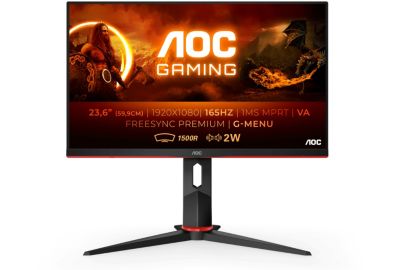 Ecran PC Gamer AOC G2 C24G2AE/BK Incurvé 24'' VA