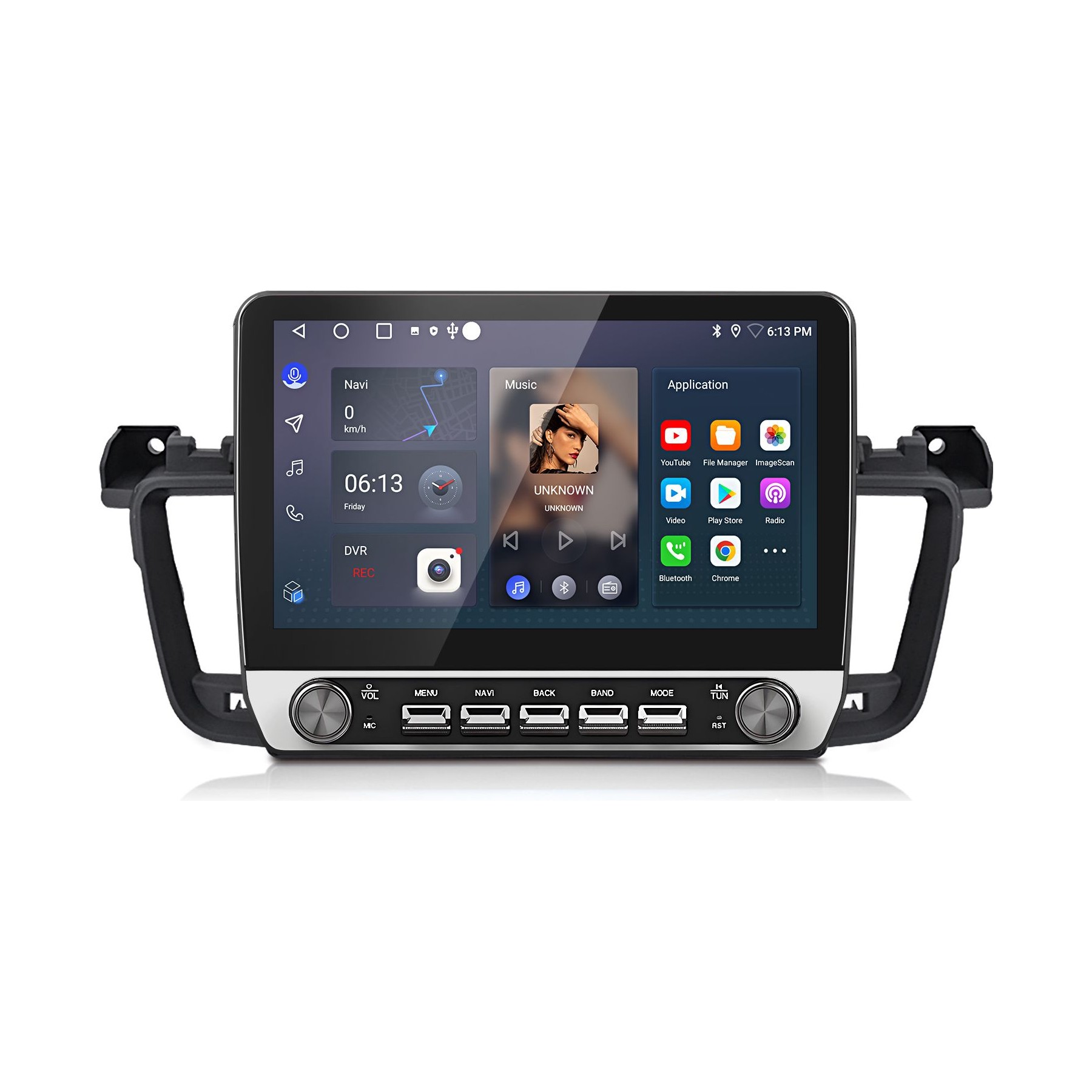 Autoradio connecté JUNSUN pour Peugeot 508 2011-2018 64G Carplay