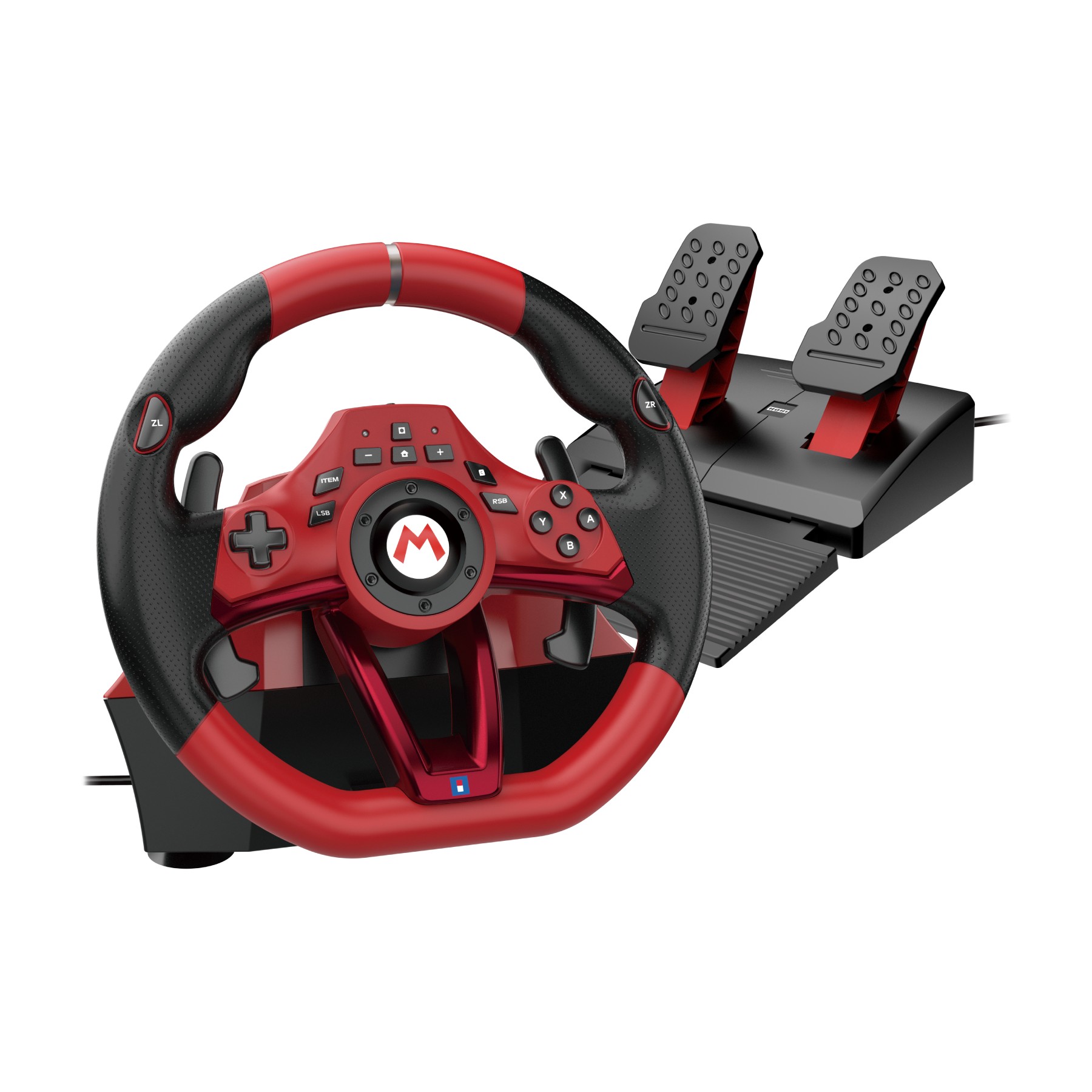 Volant + Pédalier HORI Mario Kart Racing Wheel Pro Deluxe