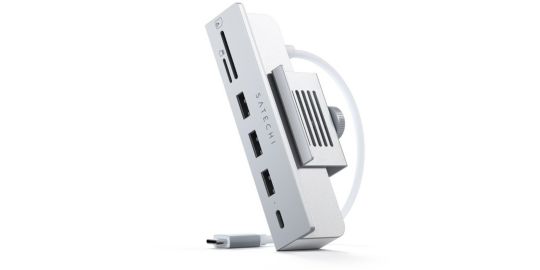 Hub USB C SATECHI USB-C/Multiports 6 en 1 iMac 24'' gris