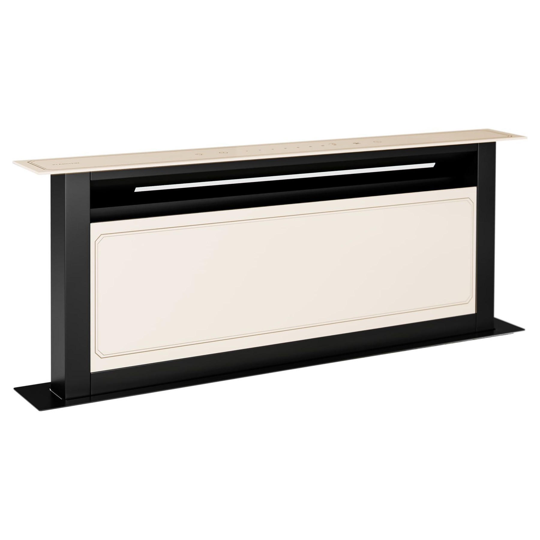 Hotte escamotable KLARSTEIN Victoria Downdraft 90cm 713,8 m³/h Beige