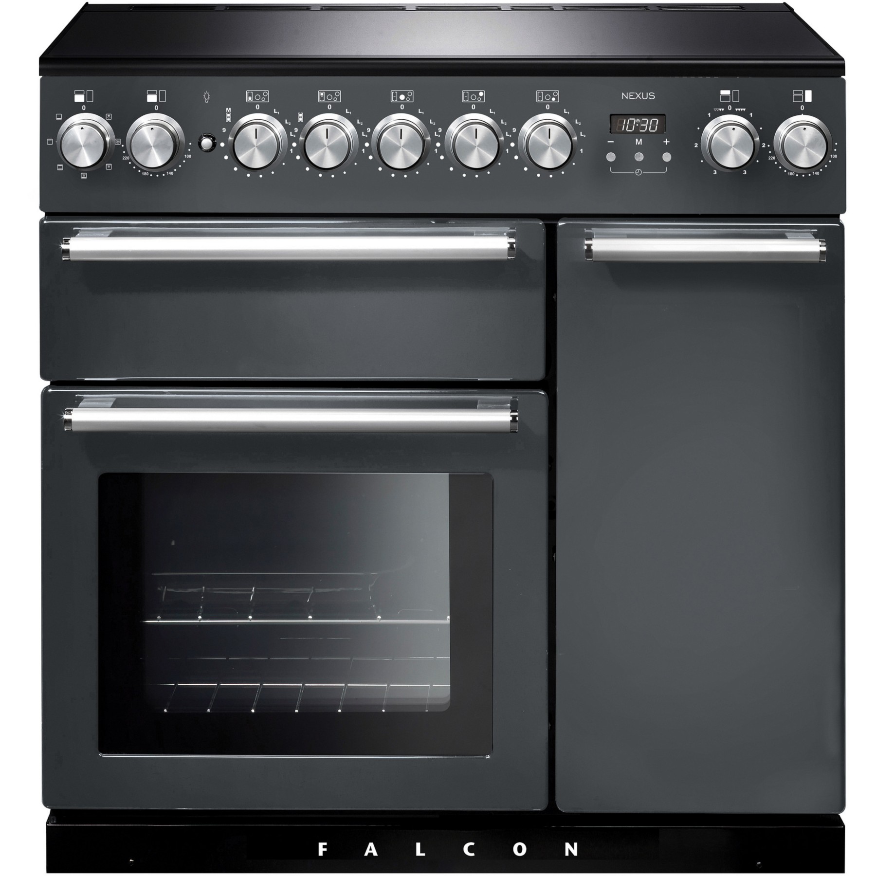 Piano de cuisson induction FALCON NEXUS 90 INDUCTION Gris Ardoise /  CHROM