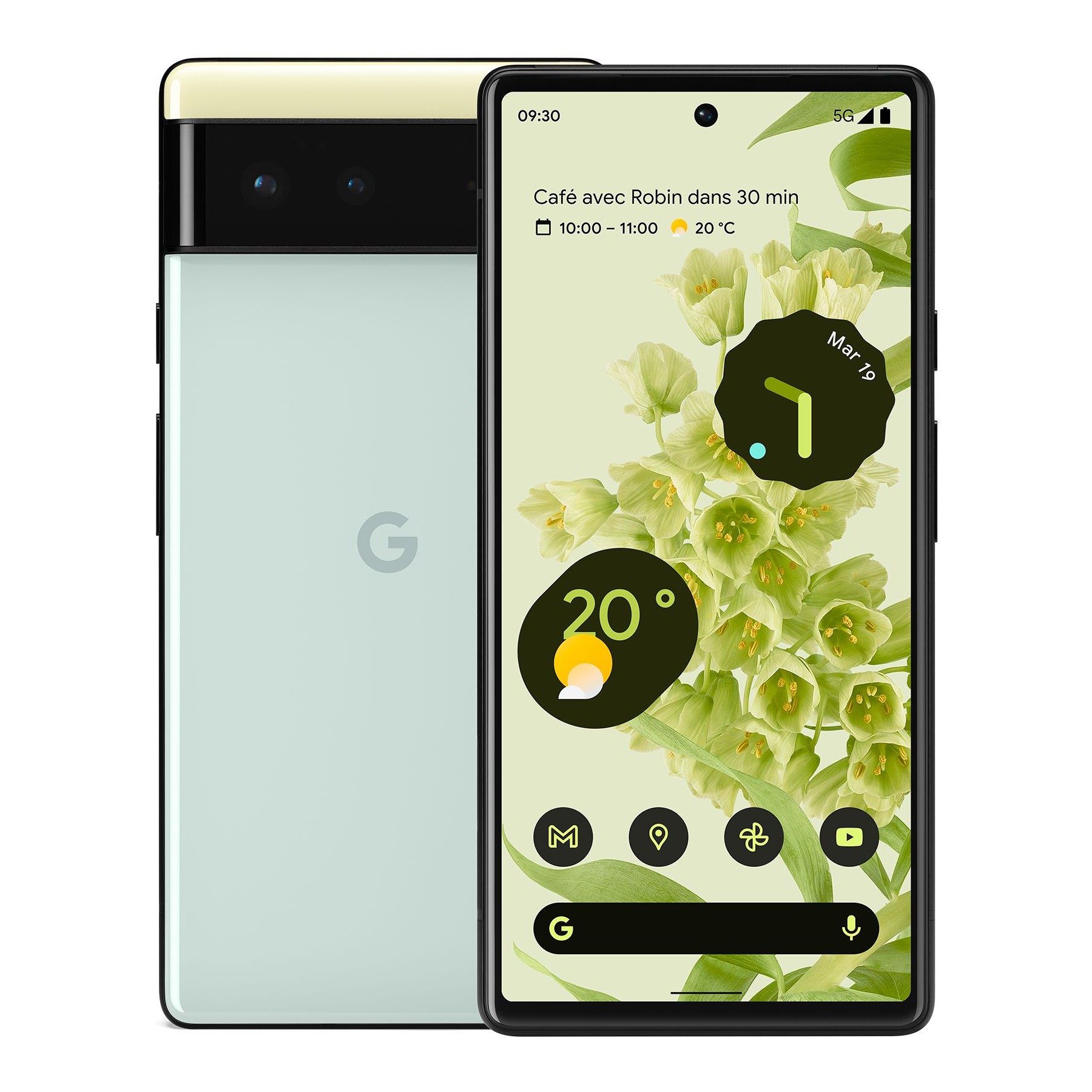 Smartphone GOOGLE Pixel 6 Gris Océan 5G Reconditionné