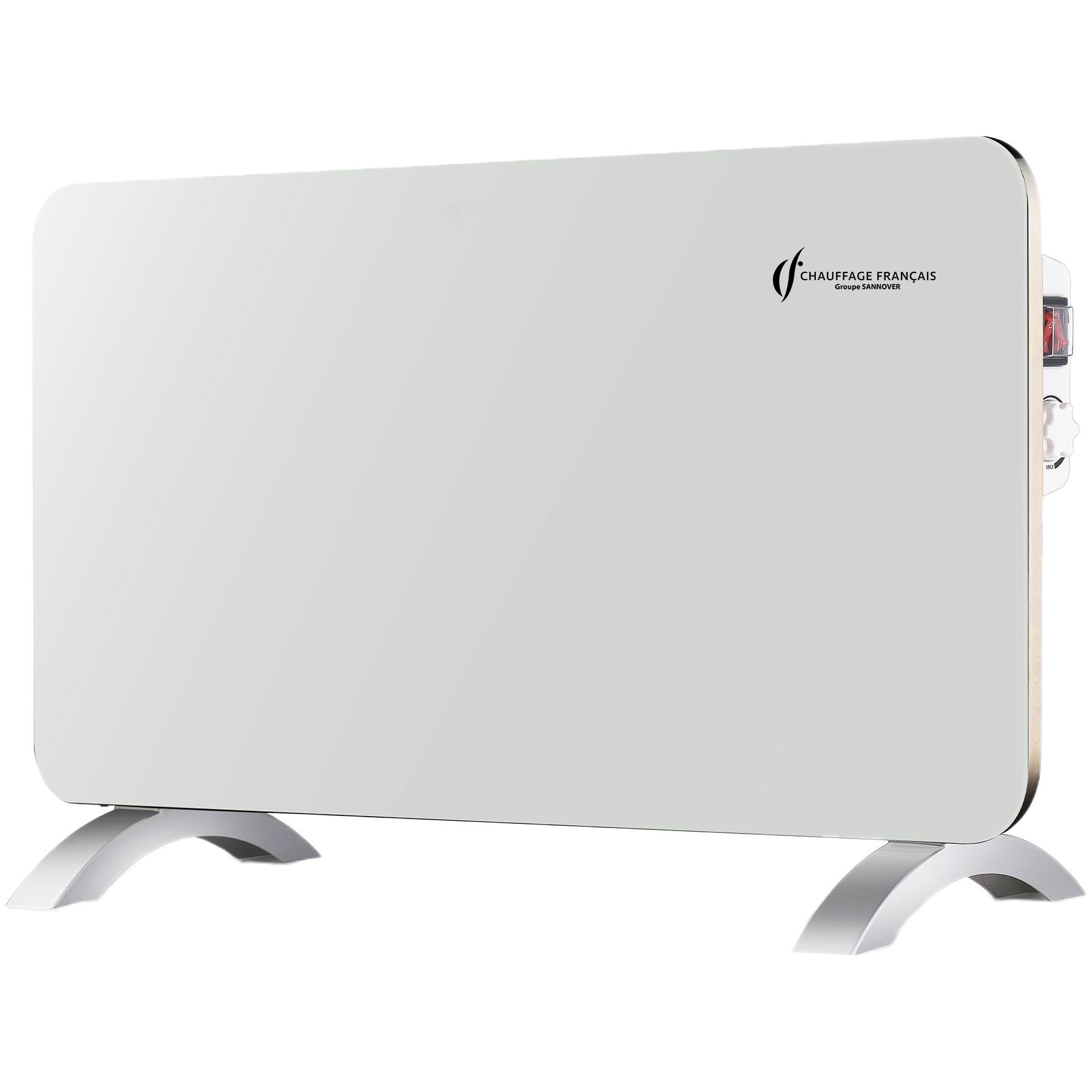 Chauffage électrique SANNOVER Mobile en Verre Sorimo 1000 W Blanc