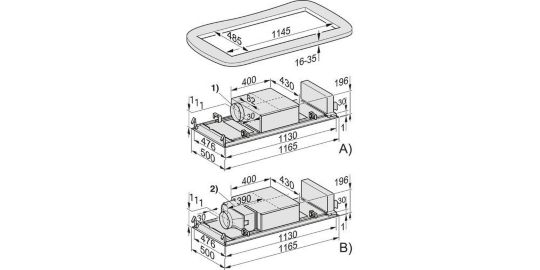 Hotte plafond MIELE DAC 4240 EDST Stella Ambient