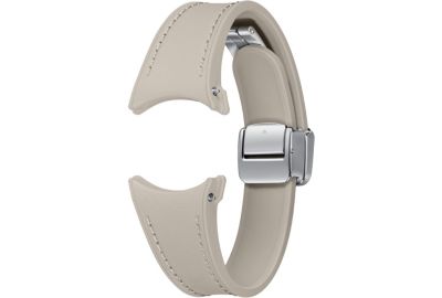 Bracelet SAMSUNG Watch 5/6/7 S/M Hybrid Simili cuir Taupe