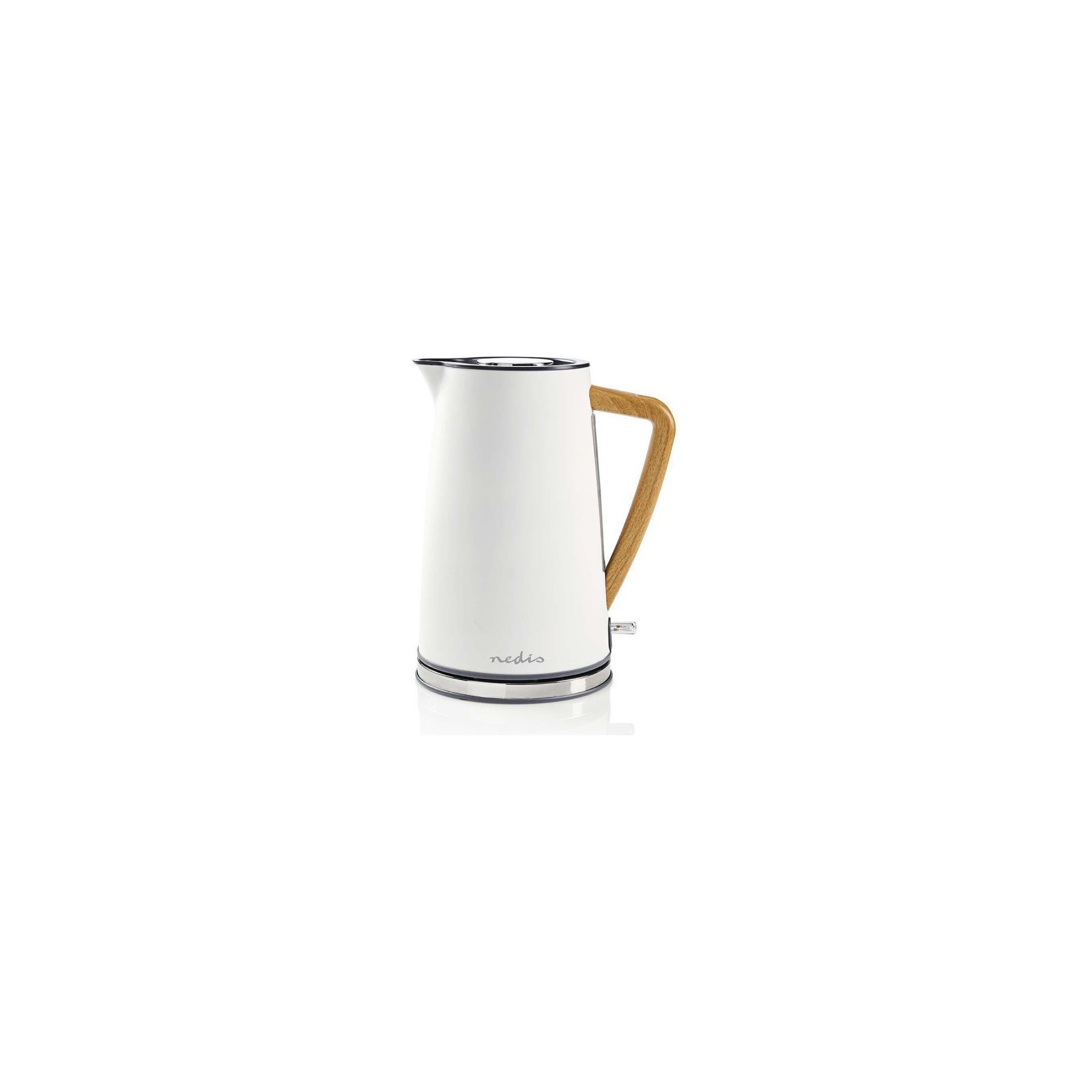 Bouilloire NEDIS Bouilloire électrique 1,7l Acier Blanc