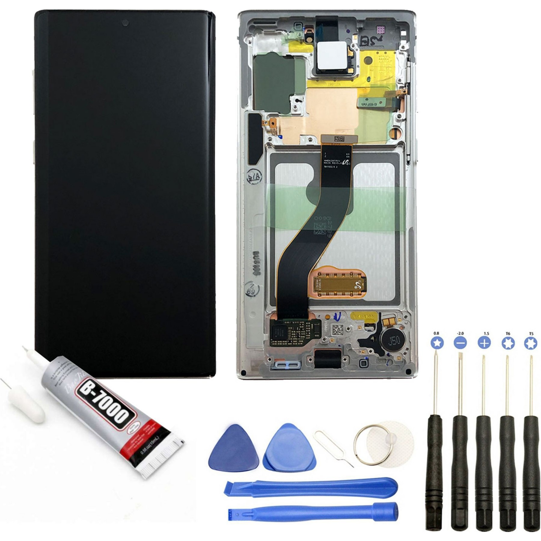 Ecran téléphone VISIODIRECT Vitre+LCD pour Samsung Galaxy Note 10