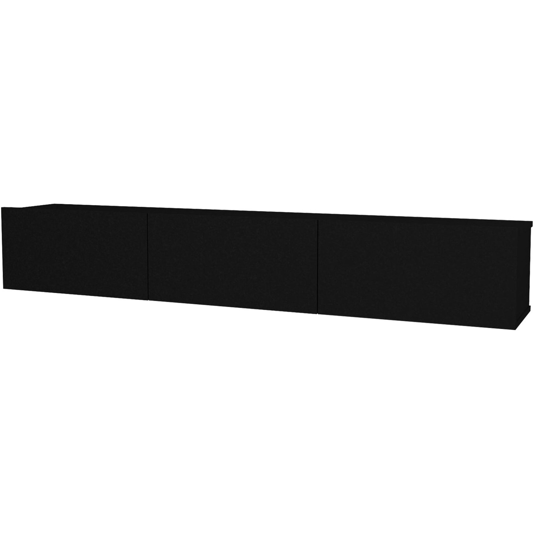 Meuble TV HELLOSHOP26 Meuble TV 180 x 31 x 29,5 cm noir 03_000