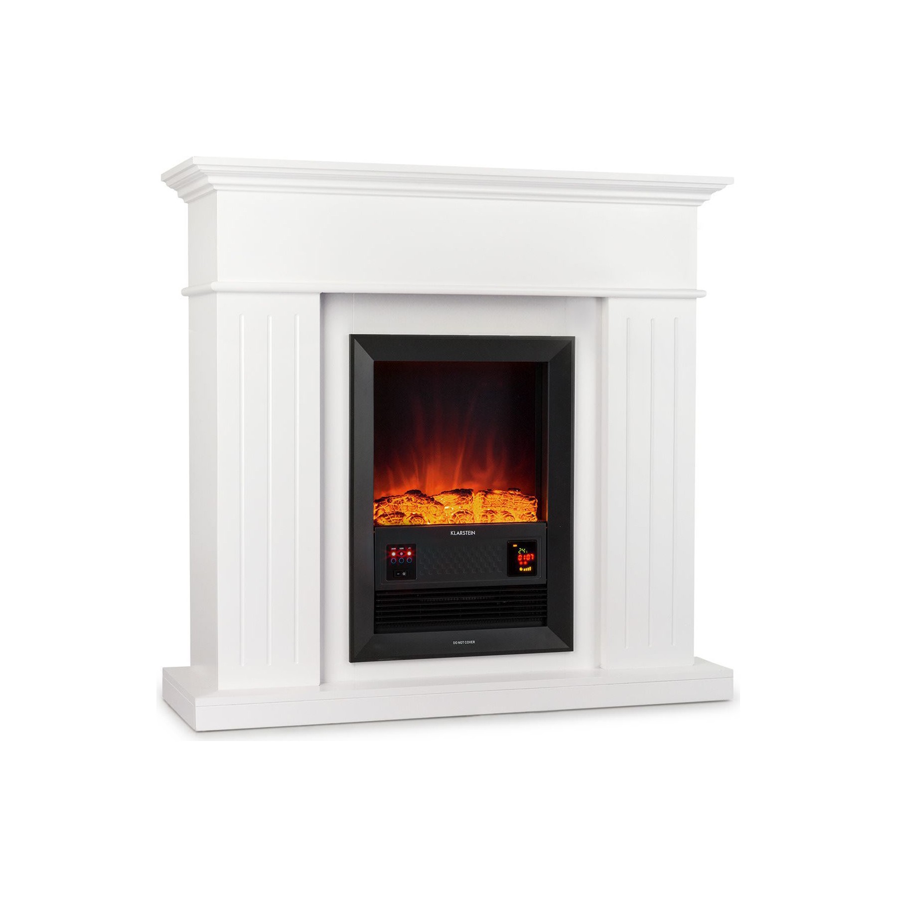 Cheminée électrique KLARSTEIN Kamini FXL - 200W - Blanc
