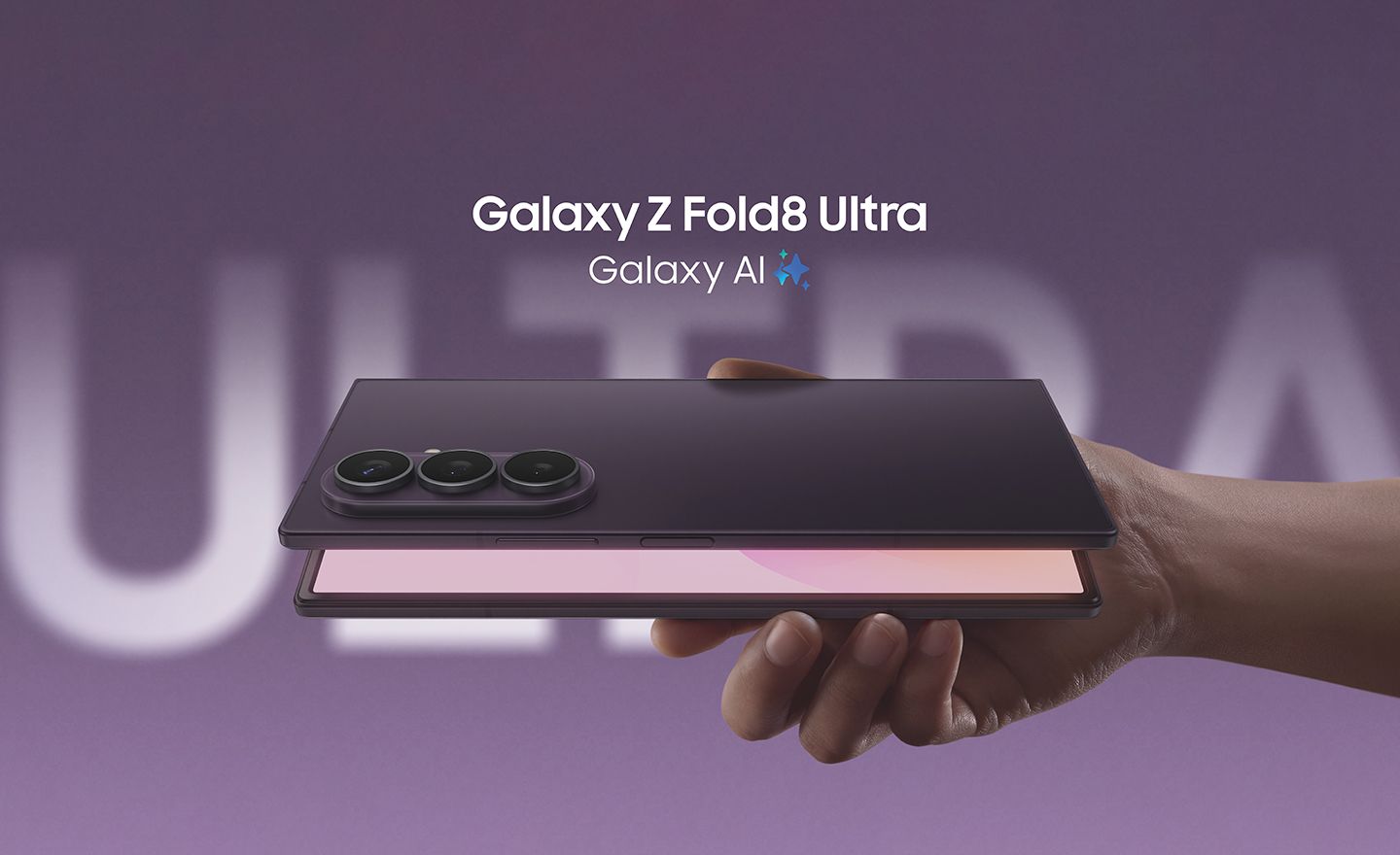 Smartphone SAMSUNG Galaxy Z Fold8 Ultra 5G 256Go Techno violet