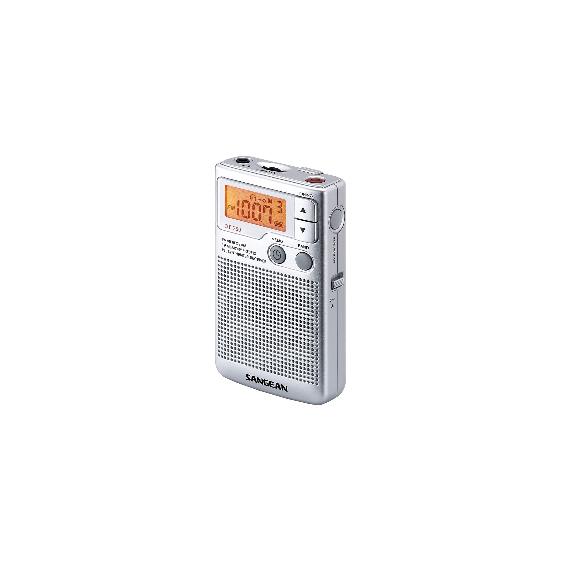 Radio FM SANGEAN POCKET 250 argent