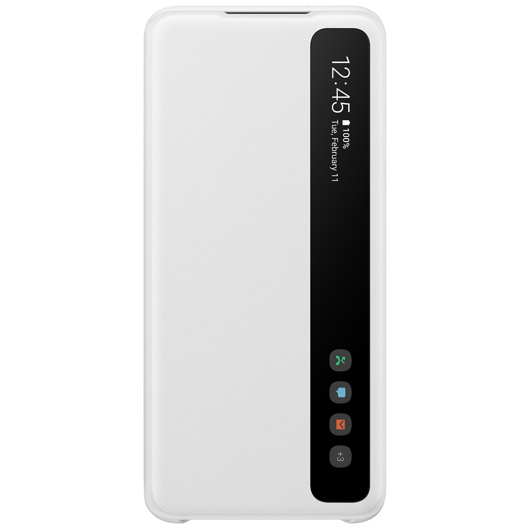 Etui SAMSUNG S20 Clear View cover blanc