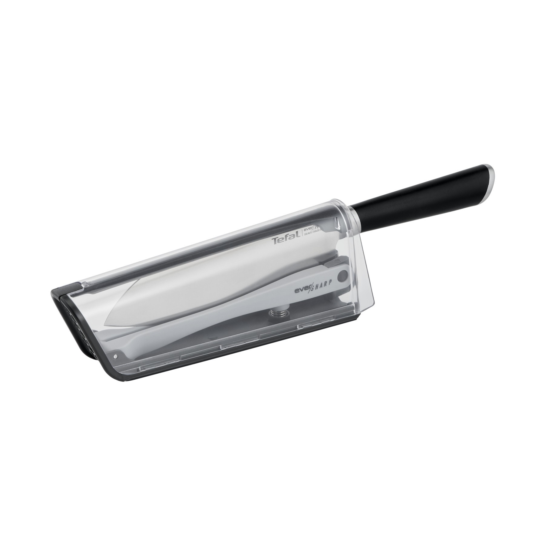 Couteau japonais TEFAL Ever Sharp Santoku + Aiguiseur