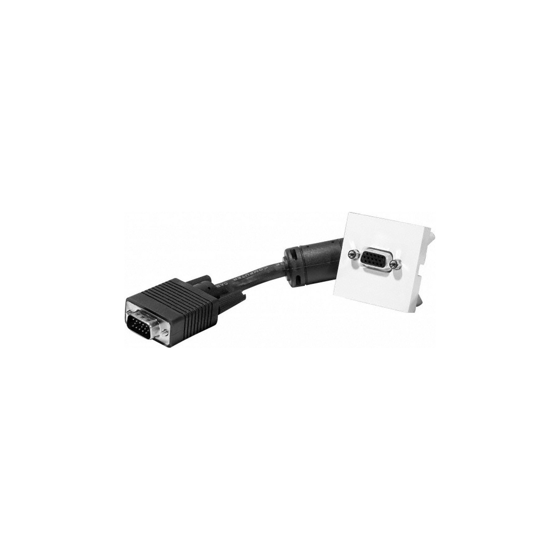 KOMELEC Prise murale VGA avec câble de 15 mètres