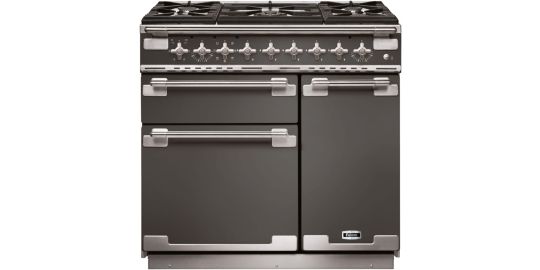 Piano de cuisson gaz FALCON ELISE90 MIXT GRIS ARDOISE