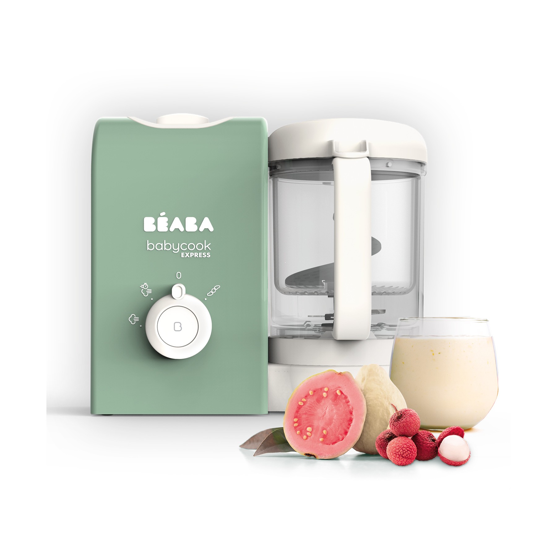 Mixeur Cuiseur Bébé BEABA Babycook Express vert sauvage
