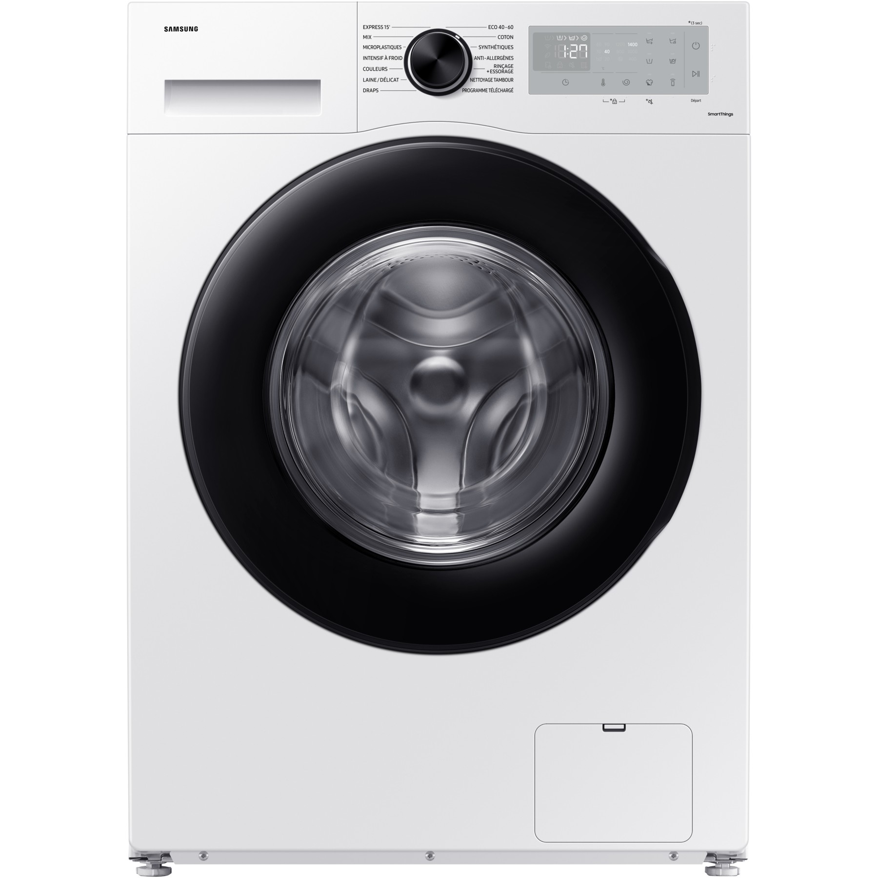 Lave linge hublot SAMSUNG WW80CGC04DAH - 8 kg - 1400 tr/min - Classe A - Moteur induction - Connecté