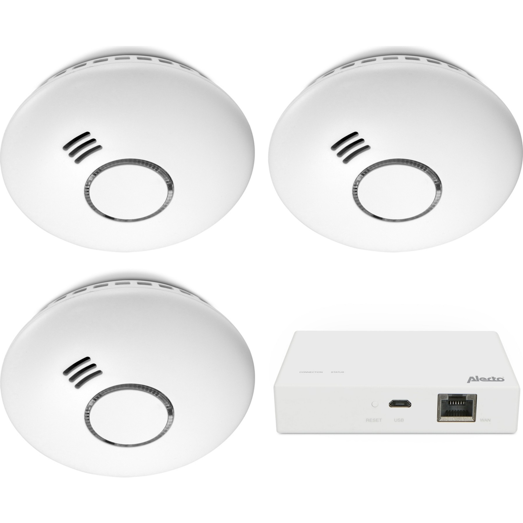 Détecteur de fumée ALECTO SMART-SMOKE10 SET 3
