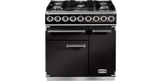 Piano de cuisson gaz FALCON Semi Pro DELUXE 90 NOIR CHROME