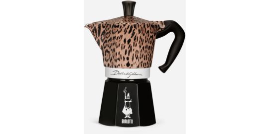 Cafetière italienne BIALETTI Moka Express 6 cups Collection D&G Leopa