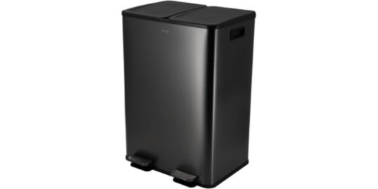 Poubelle de cuisine tri sélectif MIOGO 60L anthracite