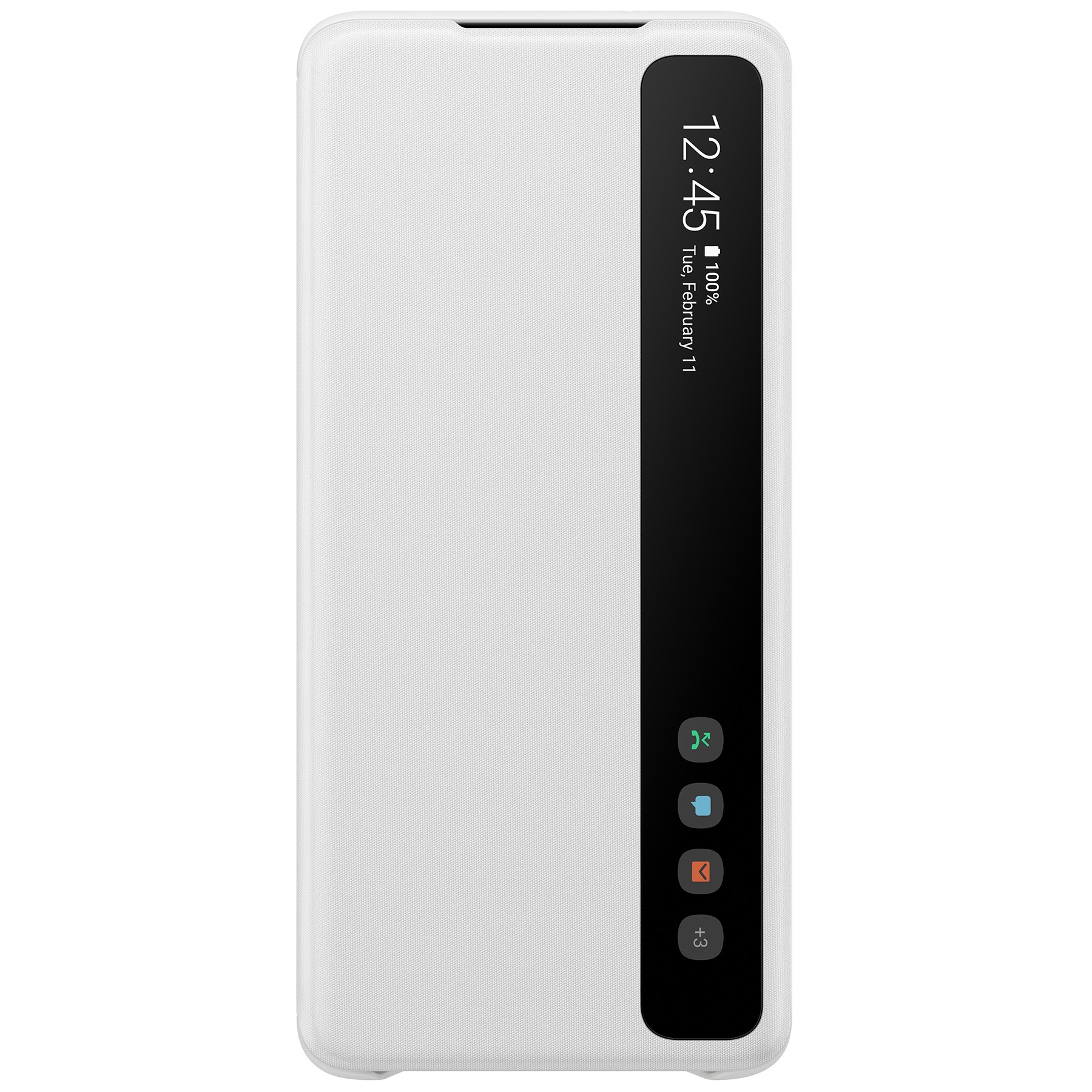 Etui SAMSUNG S20+ Clear View cover blanc