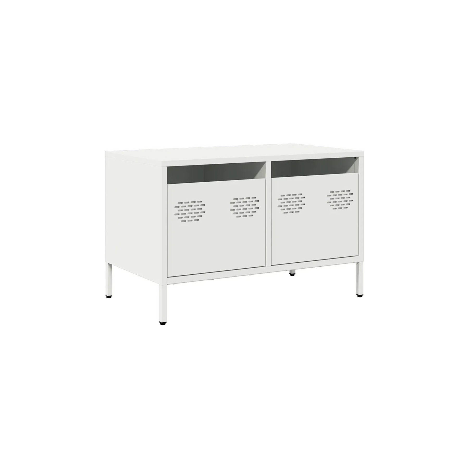 Meuble TV HELLOSHOP26 Meuble TV industriel avec rangement 68 x