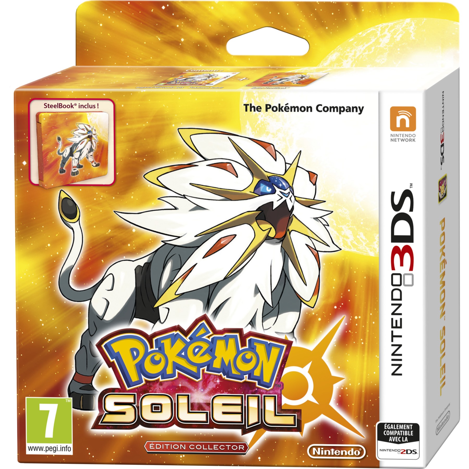 Jeu 3DS NINTENDO Pokémon Soleil Fan Edition - Ed. Limitée Reconditionné