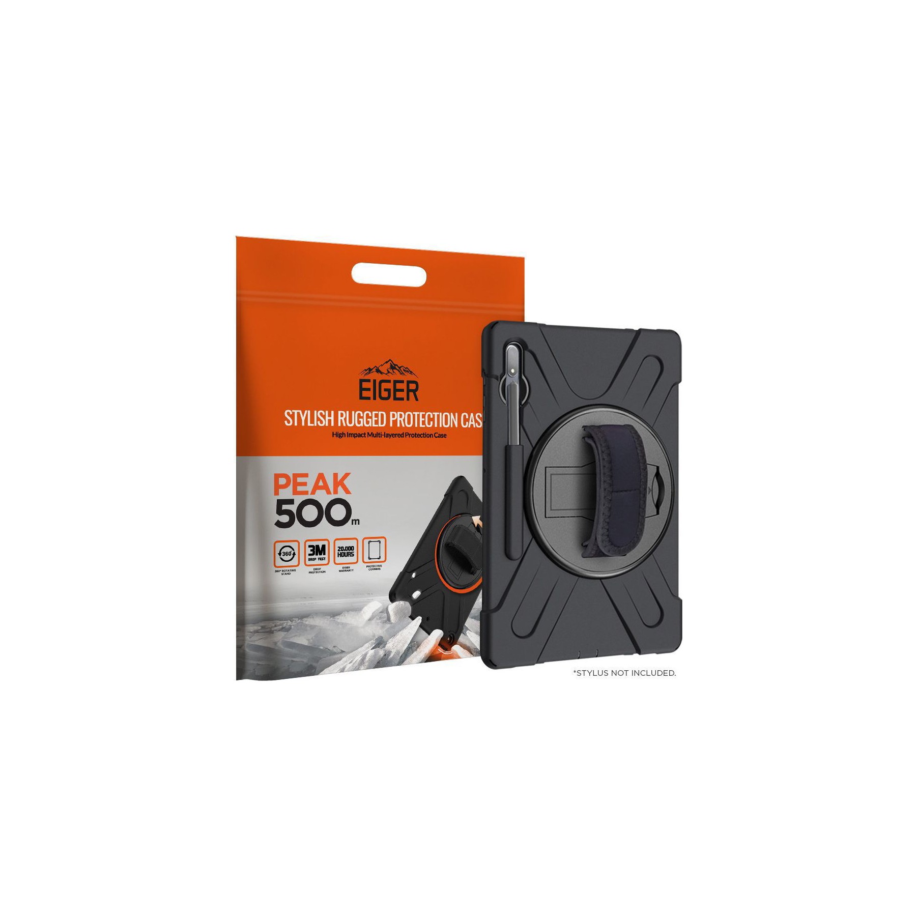 Etui EIGER Coque Renforcee 3m avec Poignee 360 + St