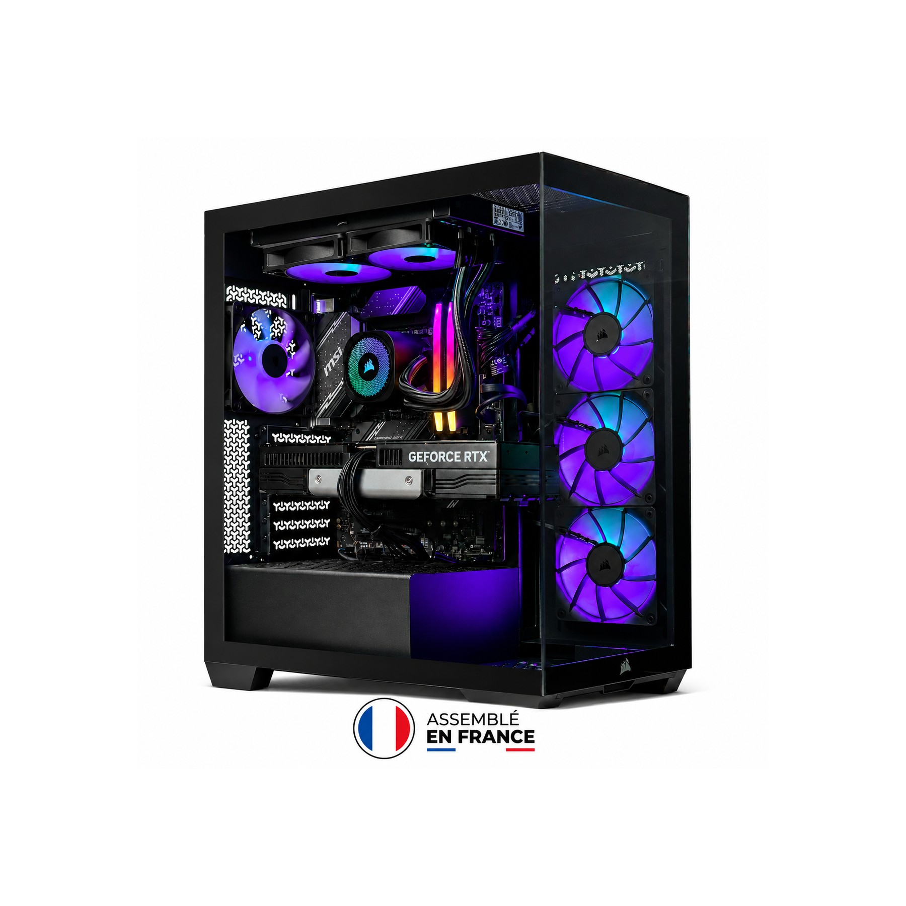 PC Gamer CORSAIR 3500X - AMD Ryzen 7 5700X - Nvidia GeForce RTX 5060 - 16 Go RAM DDR4 - SSD 1 To - SANS OS
