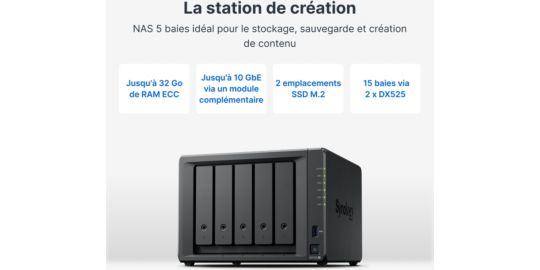Serveur NAS SYNOLOGY DS1525+