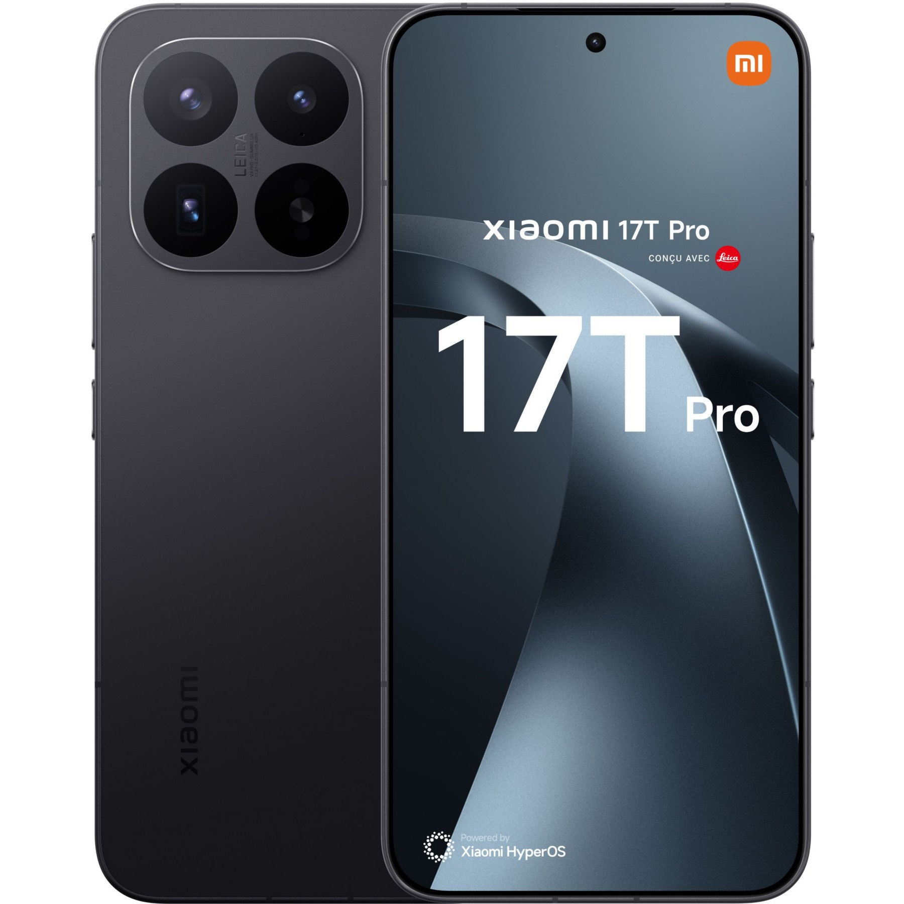 Smartphone XIAOMI 17T Pro conçu avec Leica 5G 512Go Noir