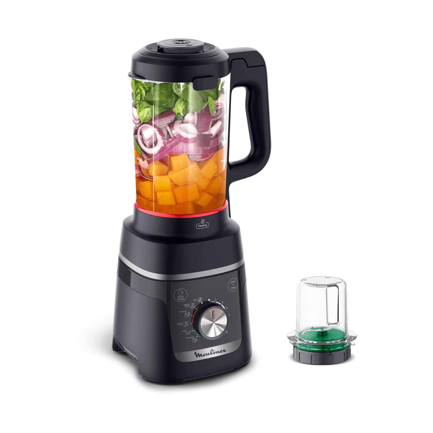 Blender chauffant MOULINEX Blendforce LM5768F0 - Chaud et Froid - Bol Verre 1.75L
