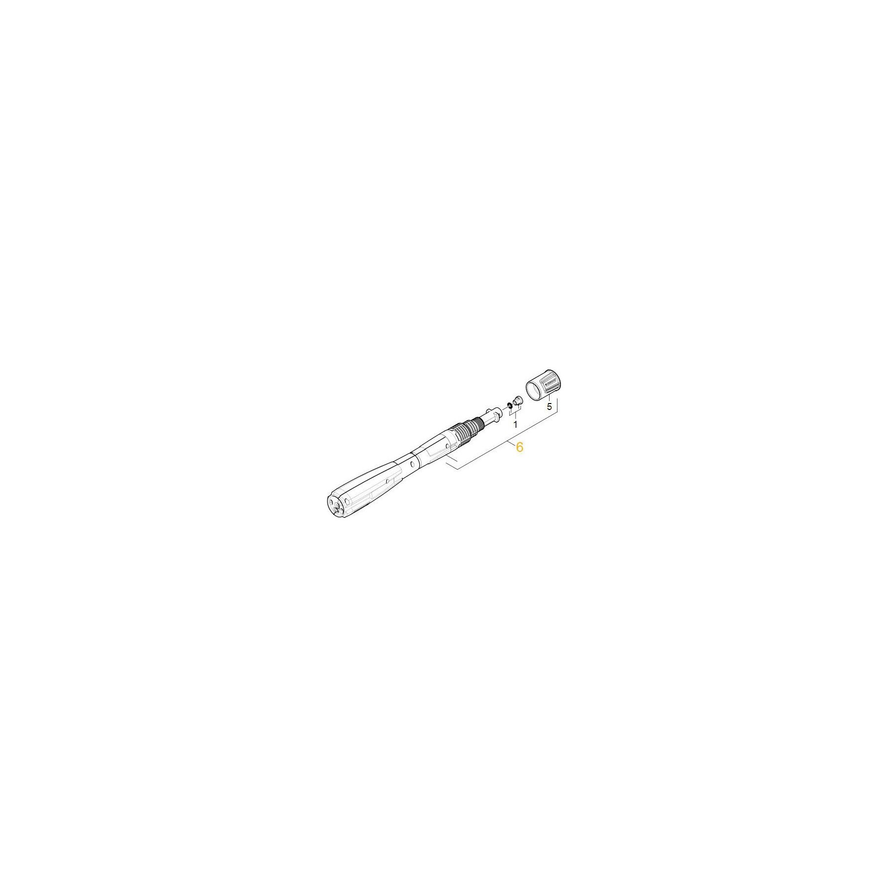 Pièce détachée KARCHER LANCE MULTI POWER JET 028 POUR NETTOYEUR