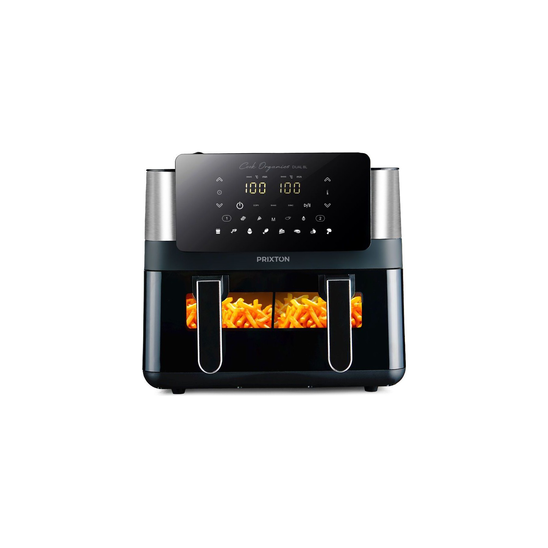 Friteuse sans huile PRIXTON Cook 8 litres - 12 Programmes - 2000 W