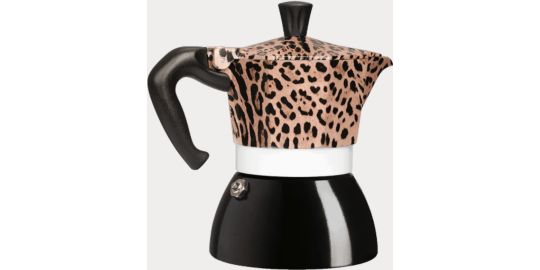 Cafetière italienne BIALETTI Set Moka Induc 4 tasses D&G Leopard