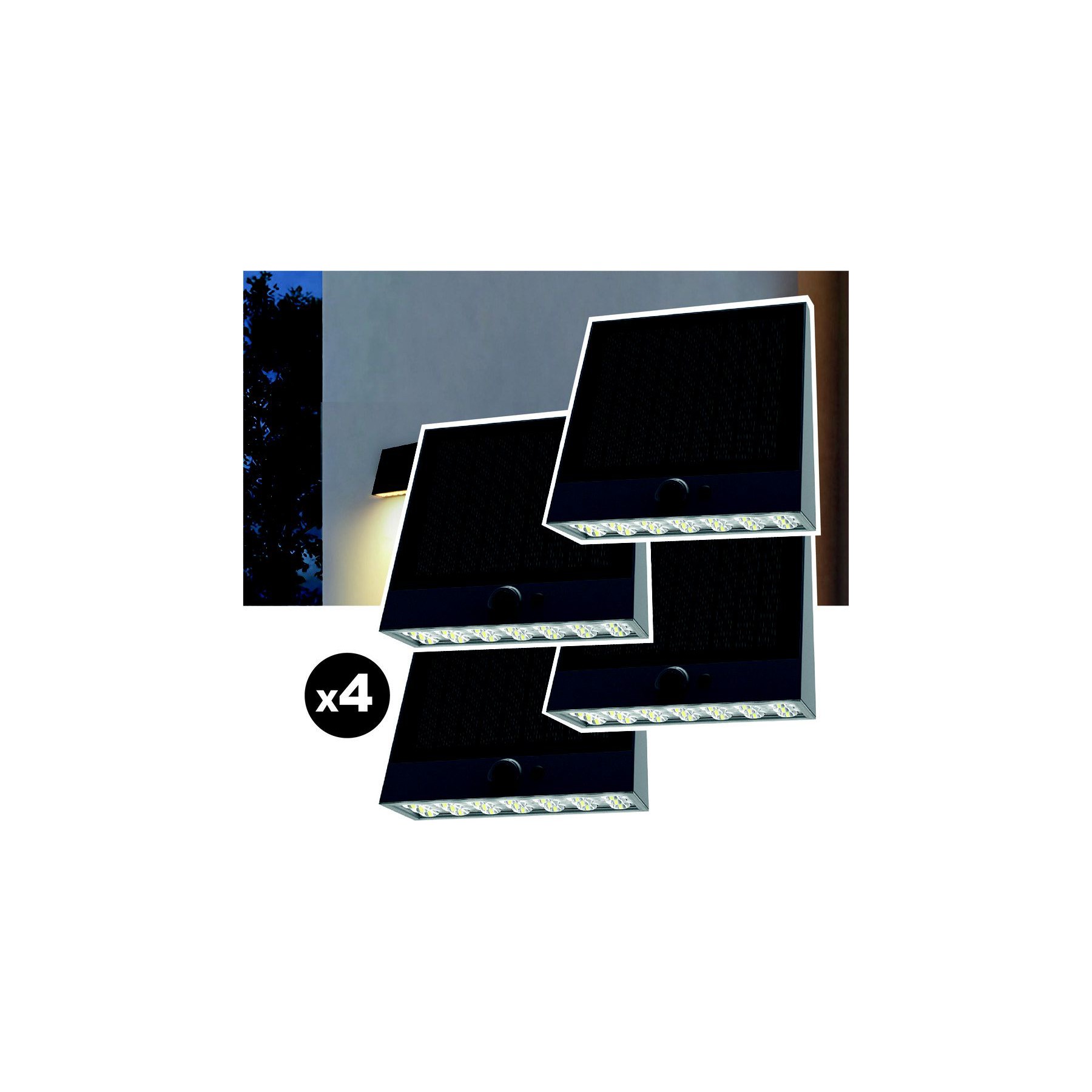 Balise solaire E.ZILIGHT EZIlight® Solar Wall S25