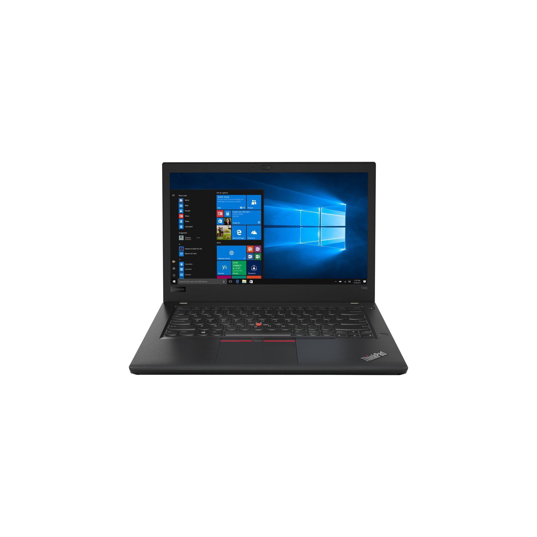 Ordinateur portable LENOVO ThinkPad T480 - 8Go - SSD 512 Go Reconditionné
