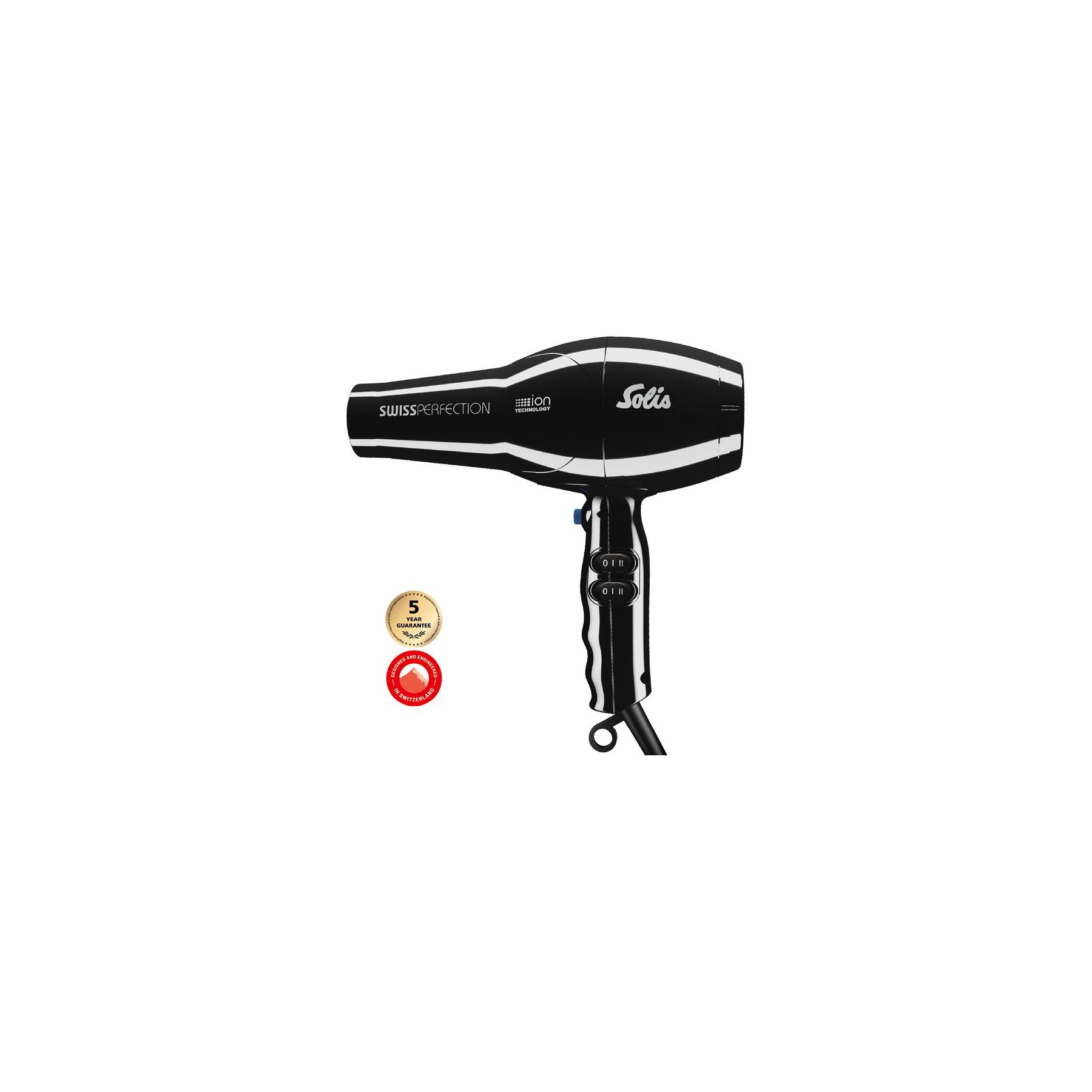 Sèche cheveux professionnel SOLIS Swiss Perfection Black (Type 440)