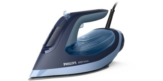 Fer à repasser PHILIPS DST6120/20 fer à vapeur Série 6000 Bleu/Noir, 2600W