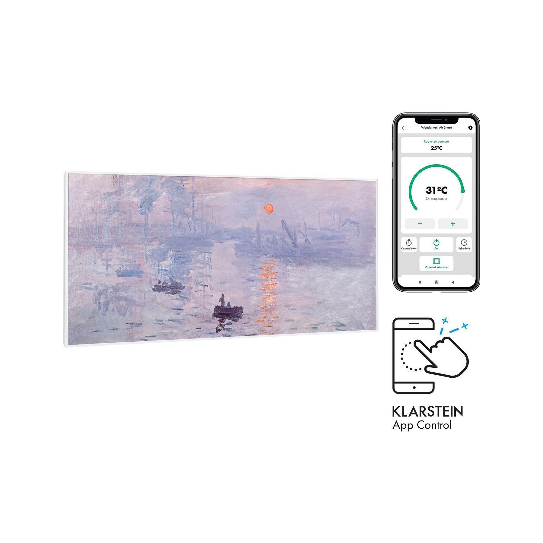 Chauffage infrarouge KLARSTEIN Wonderwall Air Art Smart