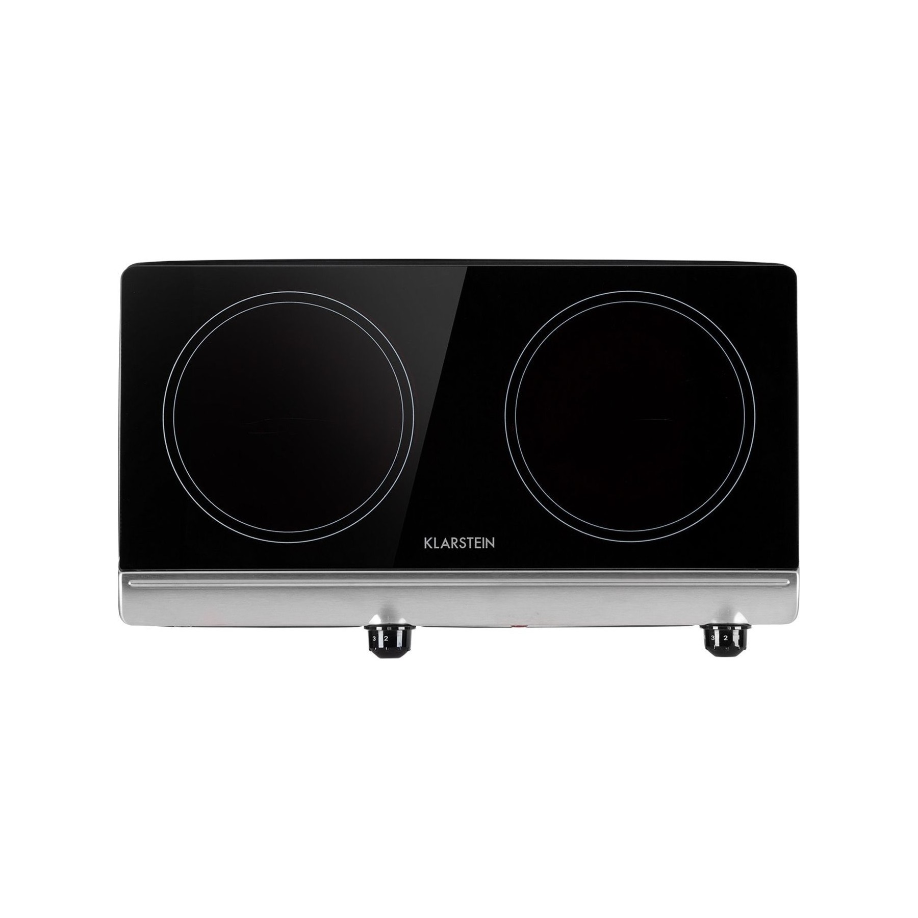 Domino vitrocéramique KLARSTEIN Cookbuddy 2 zones 2400W 5 vitesses inox