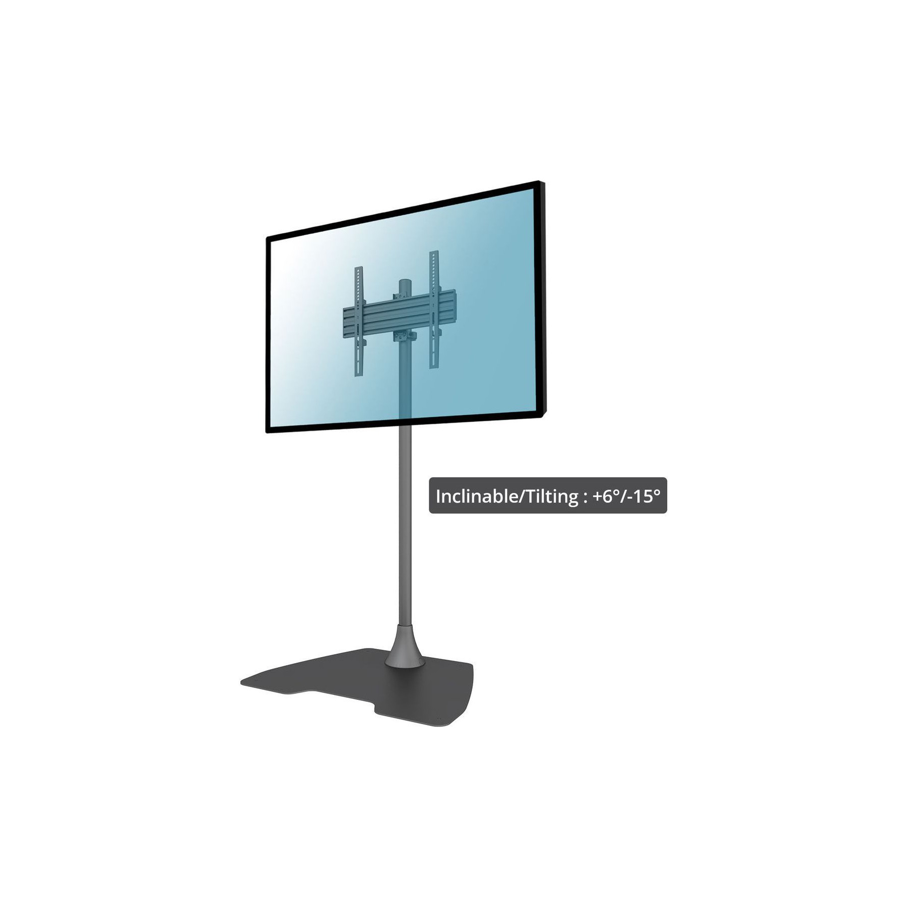 Pied TV KIMEX écran TV 32-75", Inclinable, 600x400 max