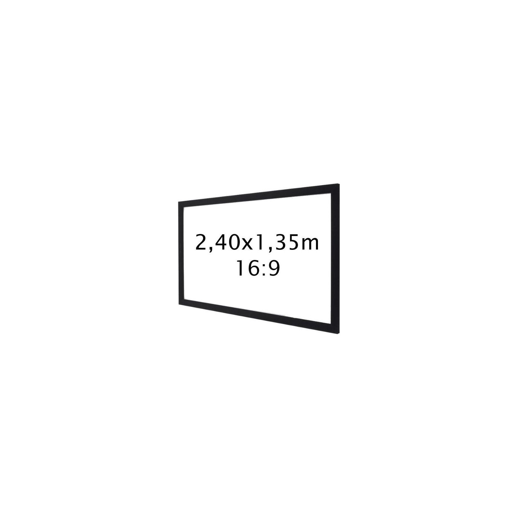 Ecran de projection KIMEX sur cadre 2,40 x 1,35 m- Format 16:9