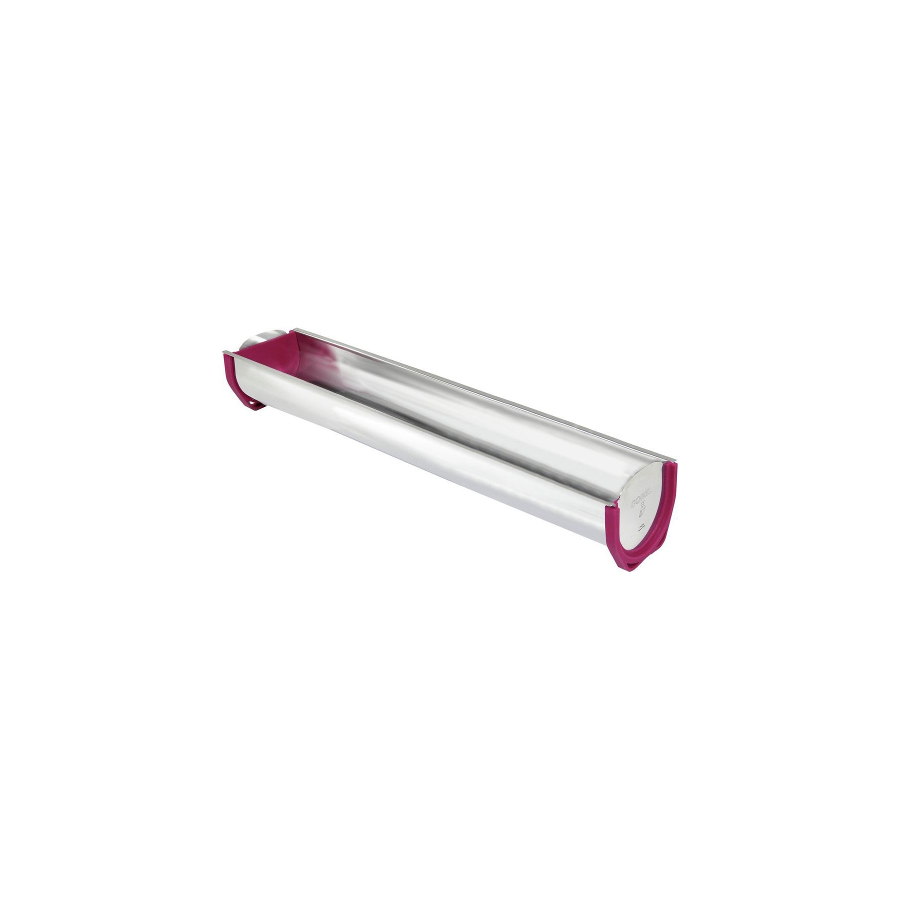 Moule à bûche GOBEL Gouttière à bûche inox - 500 x 85 x 68 m
