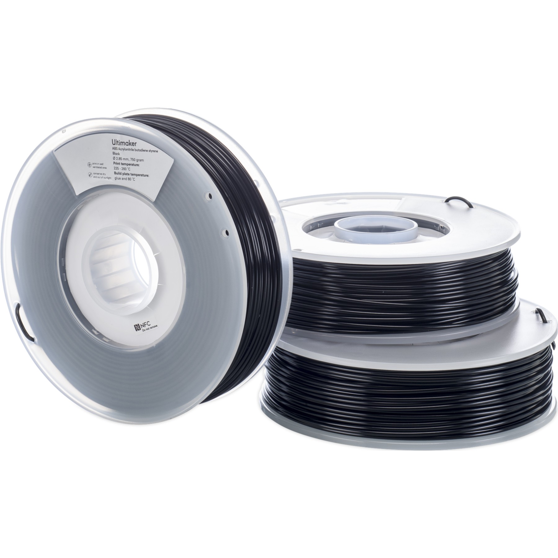 Filament imprimante 3D ULTIMAKER ABS Noir 2.85mm